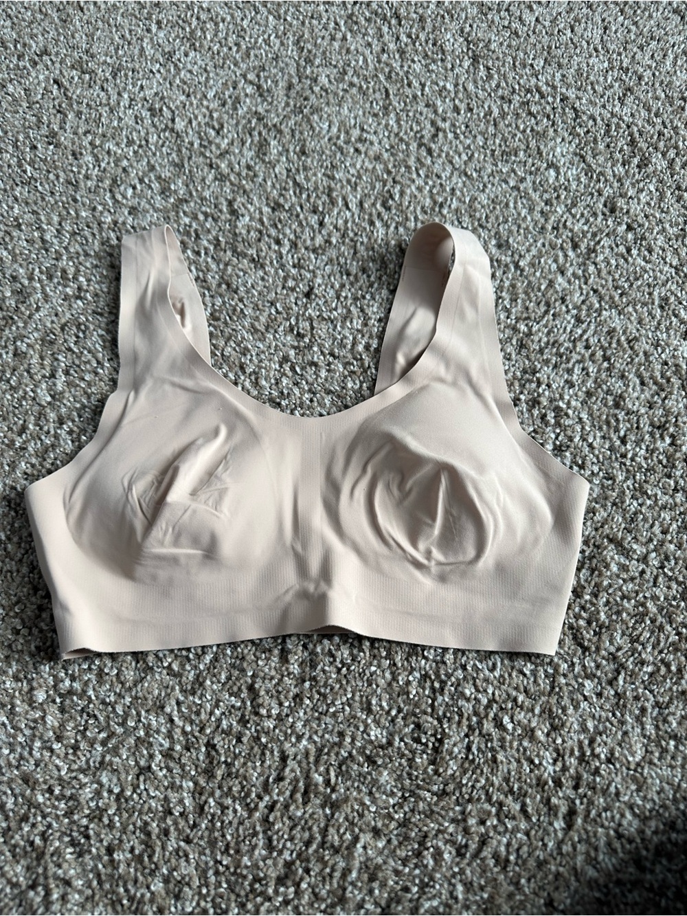 aerie Light Nude Seamless Wireless Bra